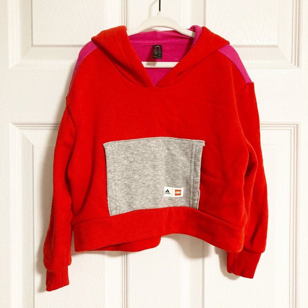 Adidas x Lego Colorblock Cropped Hoodie Size M (5-6)